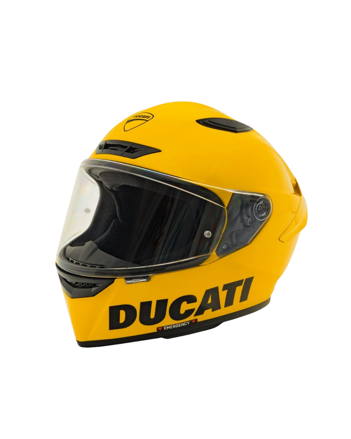 CASQUE DUCATI LOGO YELLOW ECE