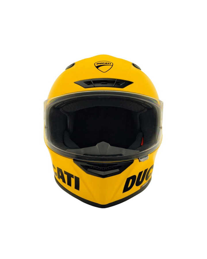 CASQUE DUCATI LOGO YELLOW ECE