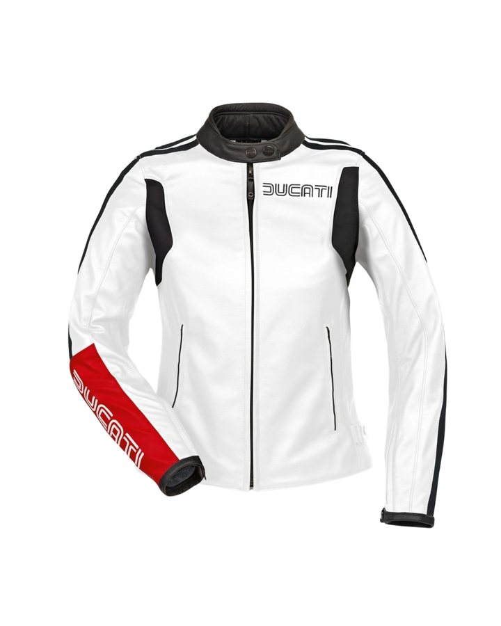 Blouson en cuir-Heritage C3 Femme