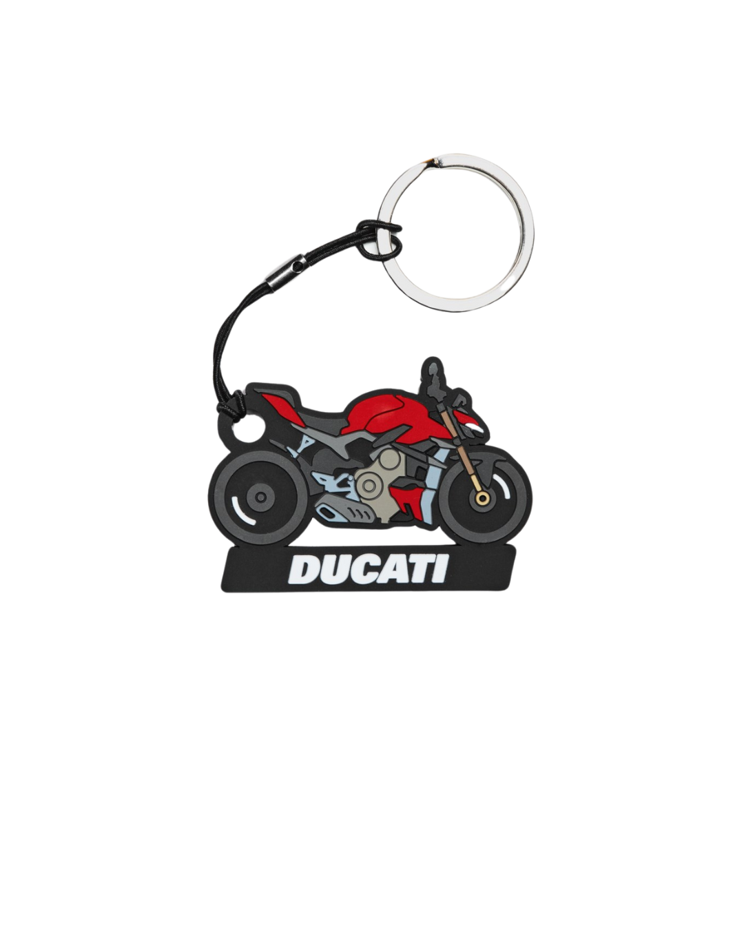 Porte-clés en caoutchouc-Ducati Streetfighter